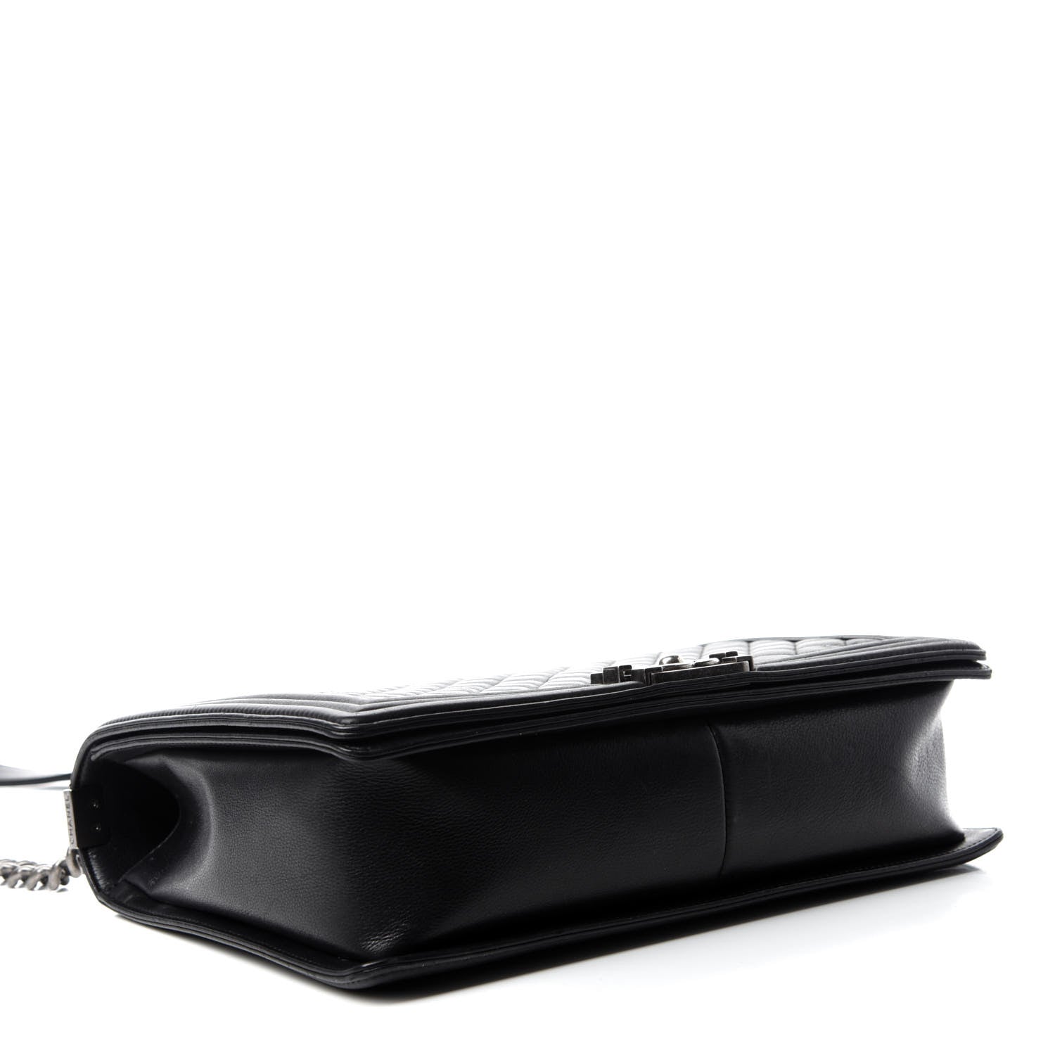 Chanel Calfskin Quilted Large Boy Flap Black 4 of 14