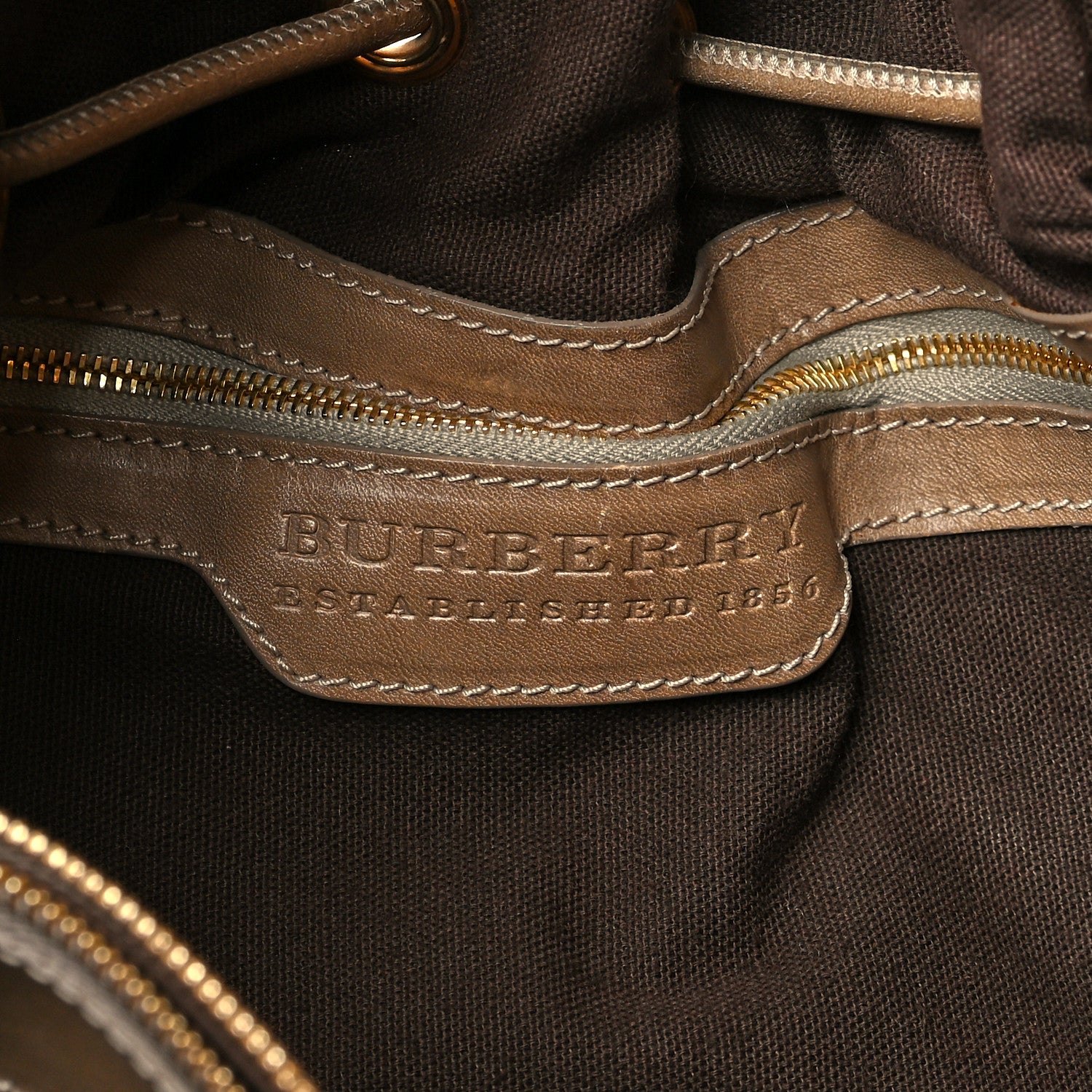Burberry Canvas Mega Nova Check Large Warrior Tote Beige 6 of 15