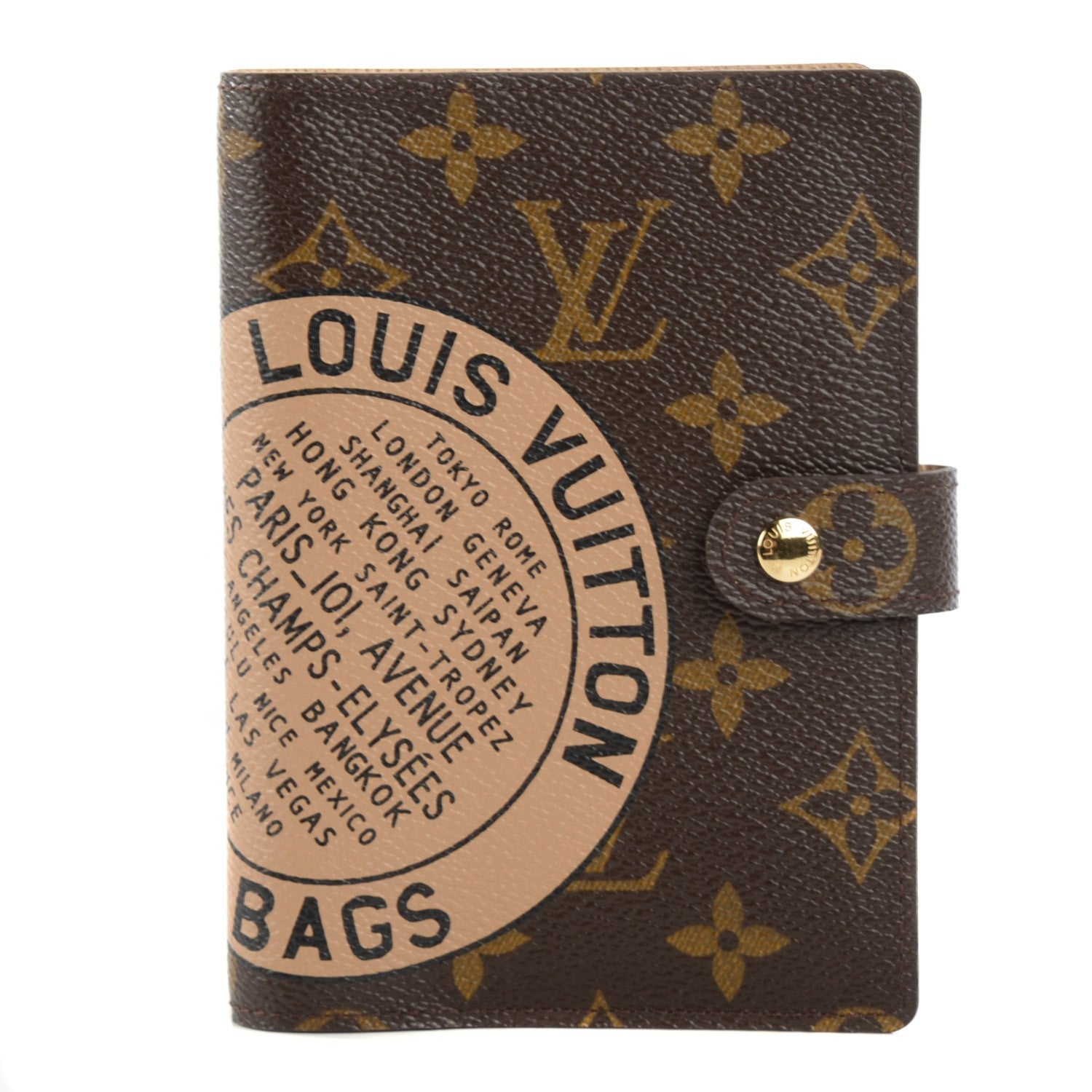 Louis Vuitton Monogram Complice Trunks and Bags Small Ring Agenda Cover Beige 1 of 7