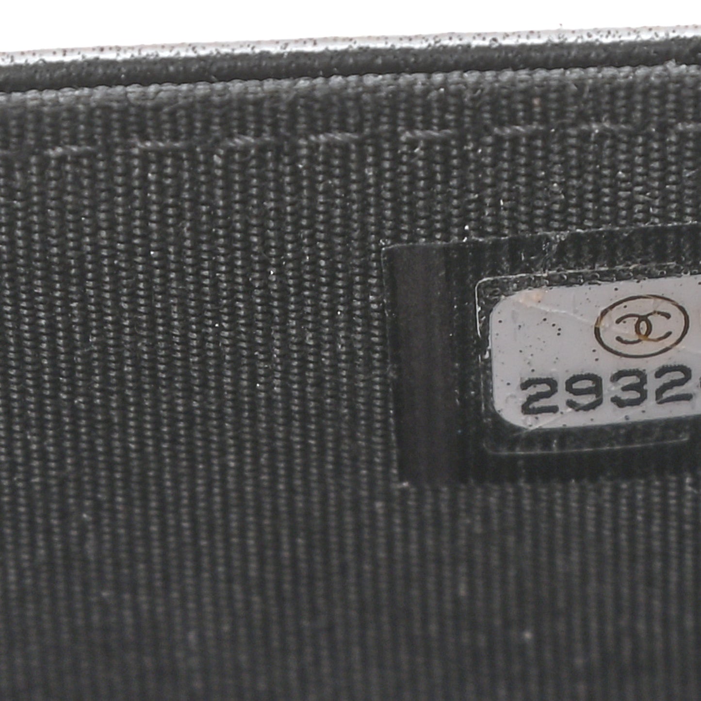 Lambskin Quilted Trendy CC Wallet On Chain WOC Black