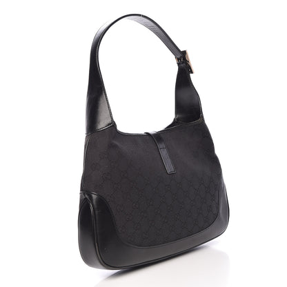 Gucci Monogram Jackie O Hobo Black 3 of 12