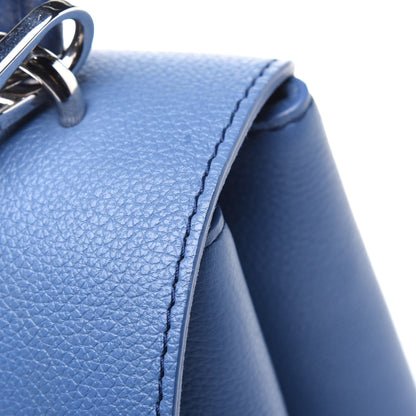 Louis Vuitton Soft Calfskin My Lockme Top Handle Blue Jean Creme 16 of 19
