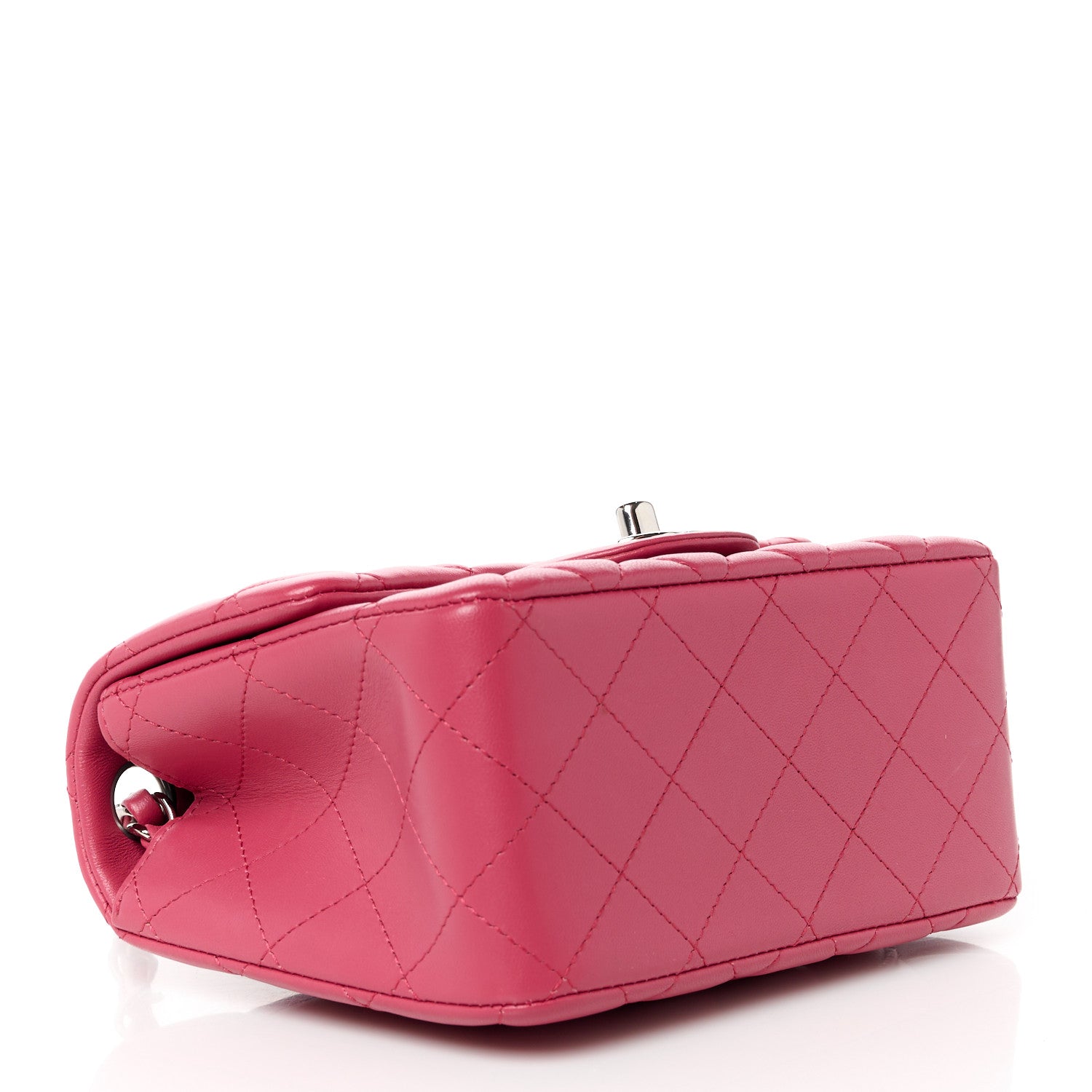 Chanel Lambskin Quilted Mini Square Flap Pink 4 of 11