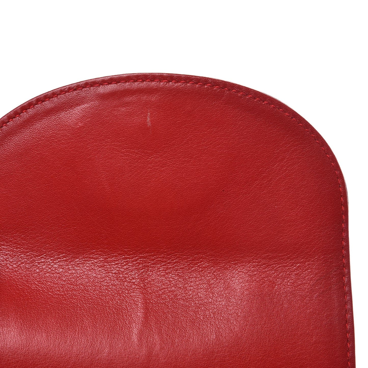 Calfskin Bamboo Mini Backpack Red