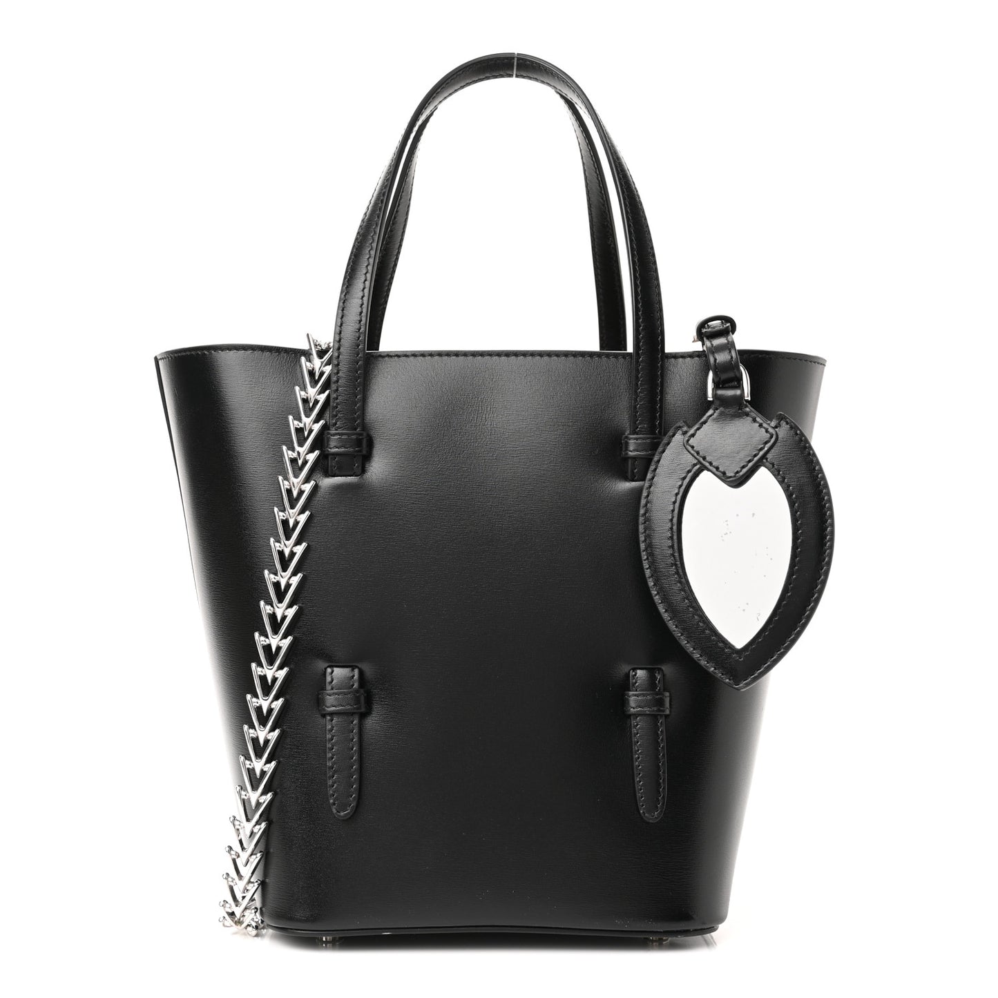 Calfskin Chain Bag Black