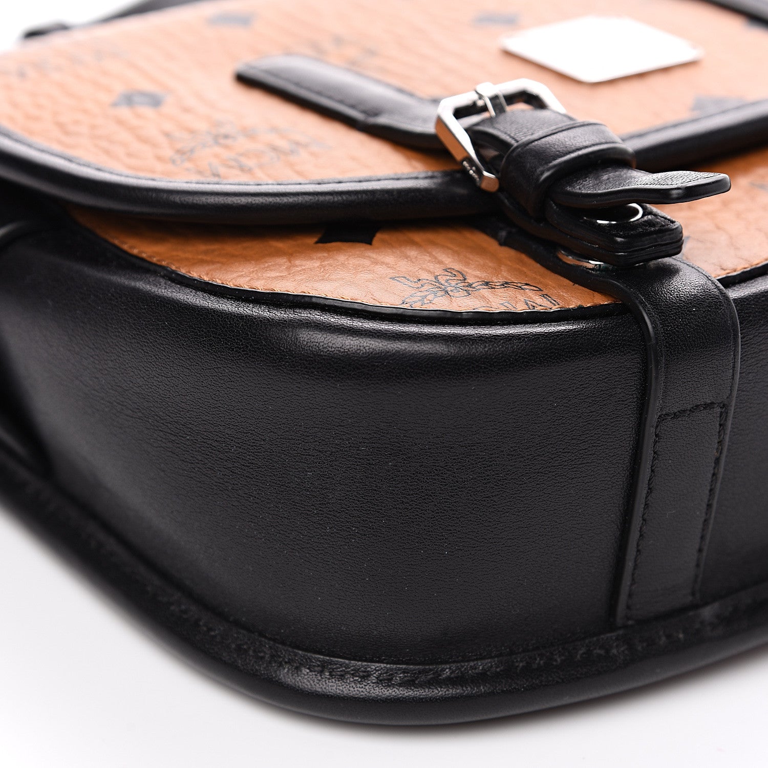 MCM Visetos Small Crossbody Flap Messenger Cognac 7 of 11