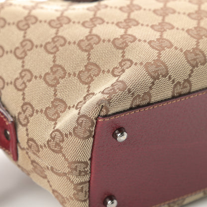 Gucci Monogram Small Boston Red 9 of 16