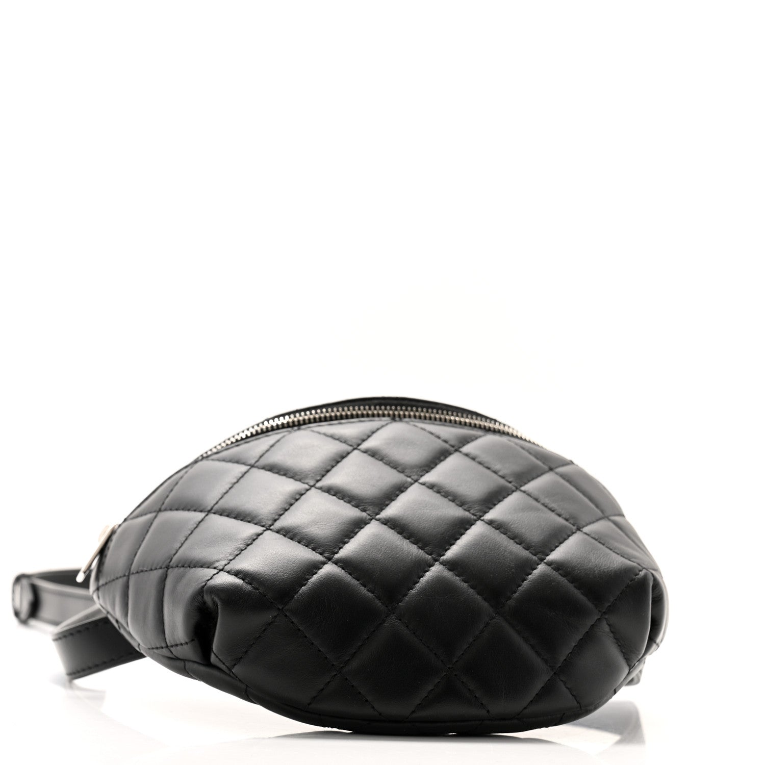 Chanel Calfskin Quilted Waist Belt Bag Black 4 of 10