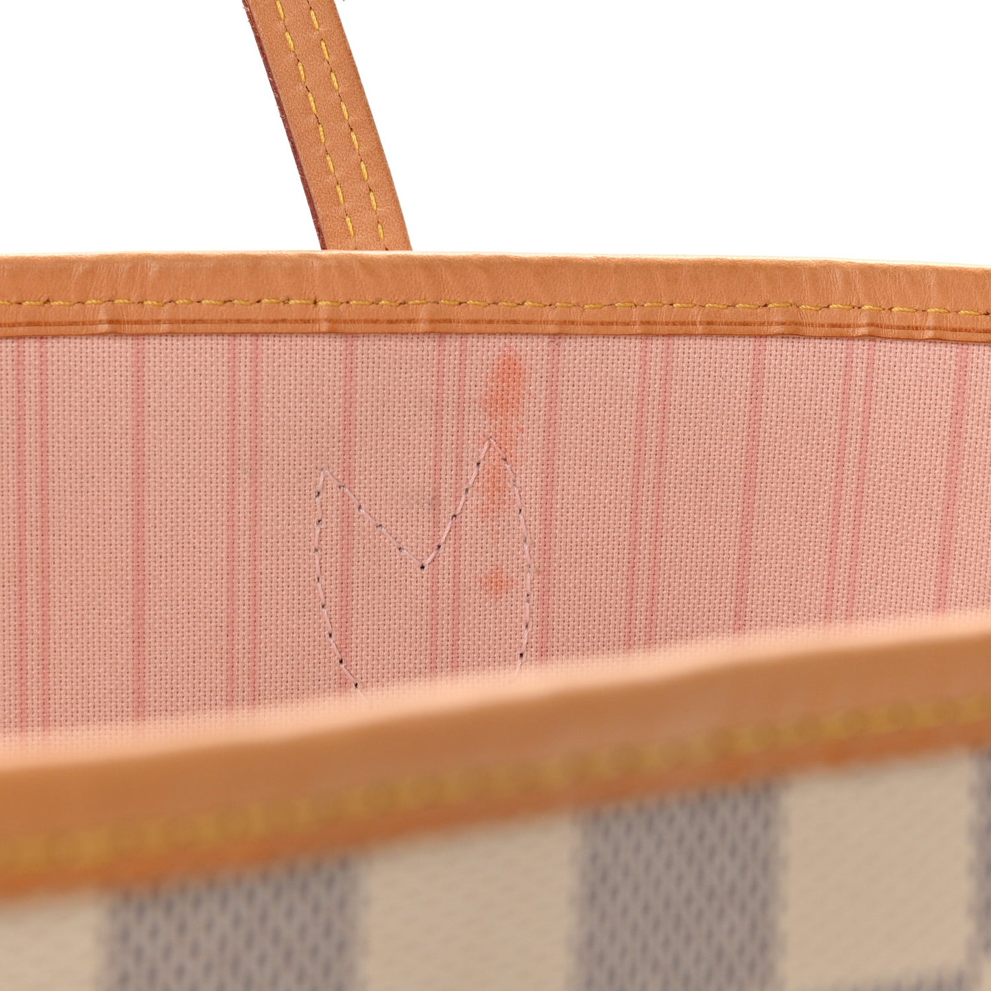Damier Azur Neo Neverfull MM Rose Ballerine