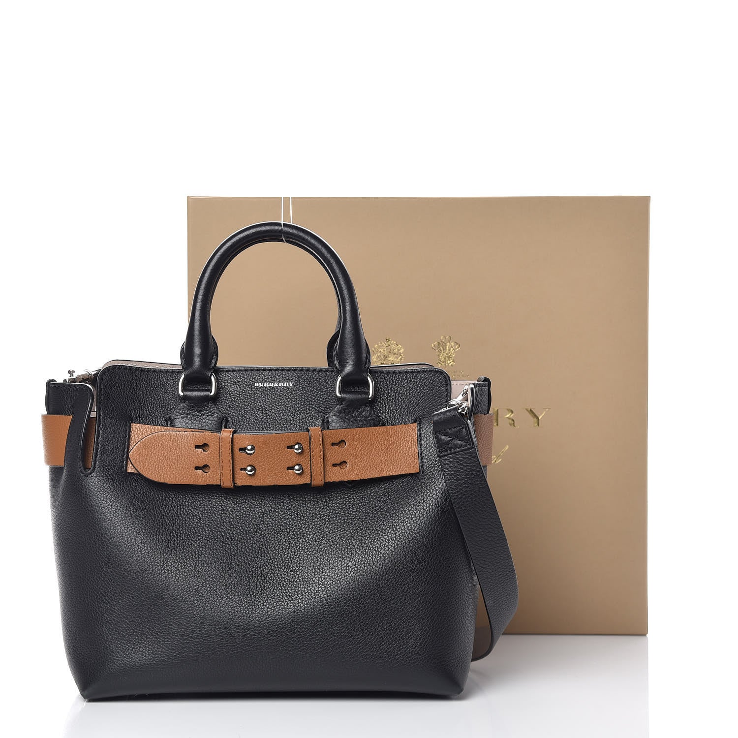 Burberry Soft Grain Calfskin Small Belt Bag Black 14 of 14