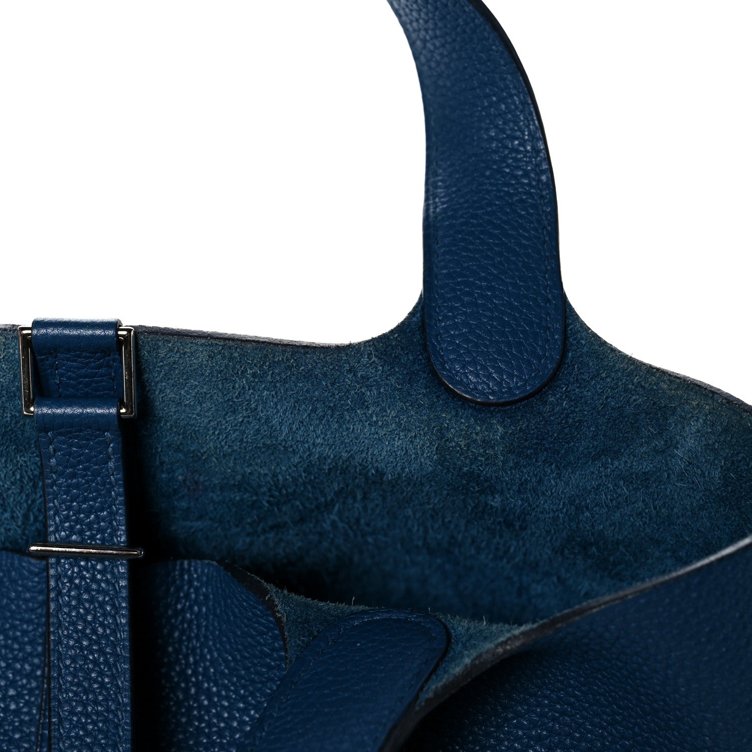 Hermes Taurillon Clemence Picotin Lock 18 PM Deep Blue 11 of 13