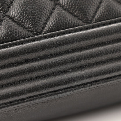 Chanel Caviar Quilted Medium Boy Flap So Black 13 of 13