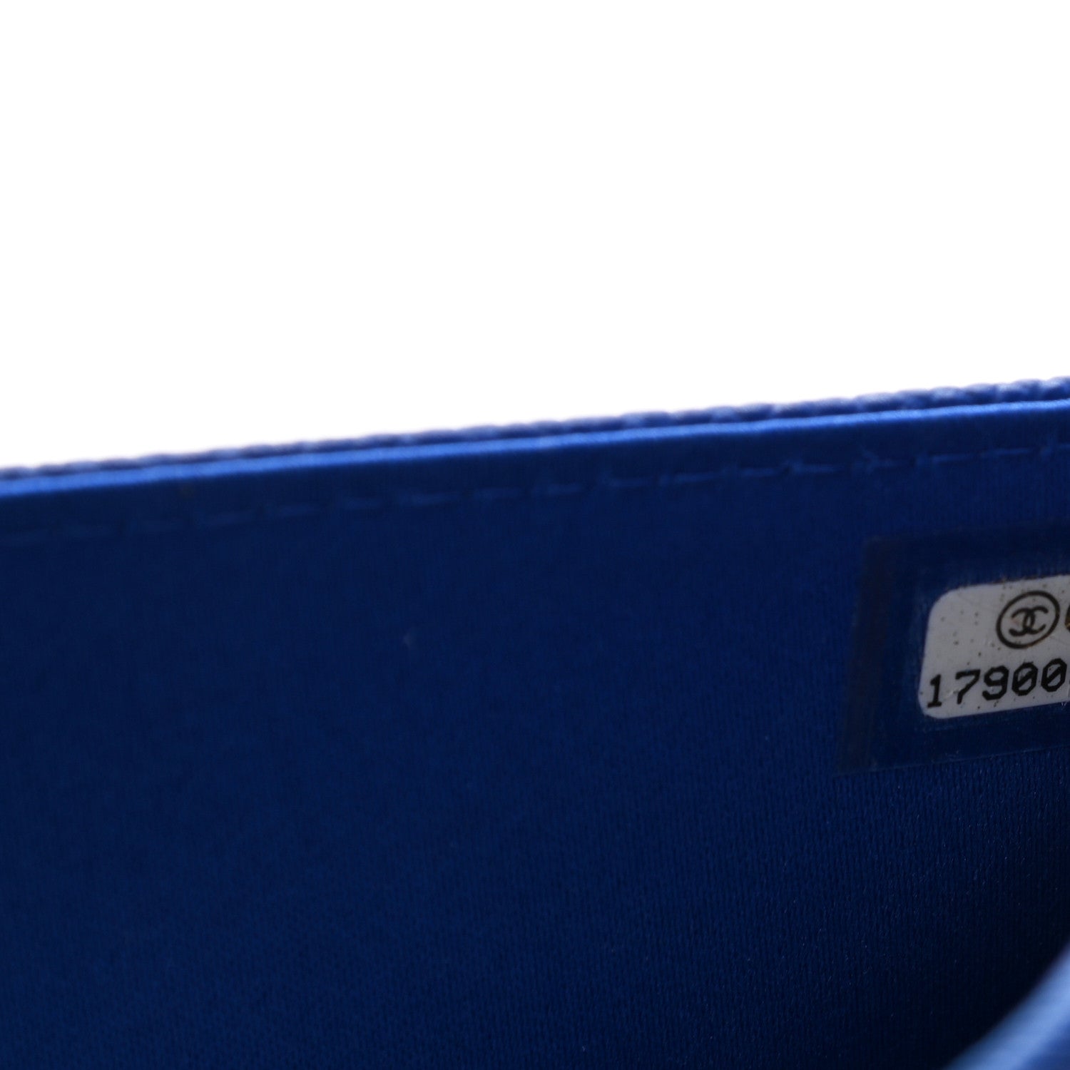 Chanel Caviar Wallet on Chain WOC Blue 8 of 13