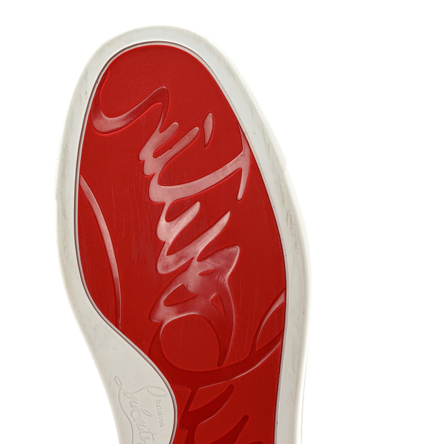 Calfskin Louis Spikes Flat Sneakers 38 Multicolor
