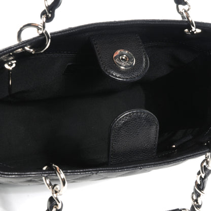 Chanel Caviar Petit Shopping Tote PST Black 6 of 8