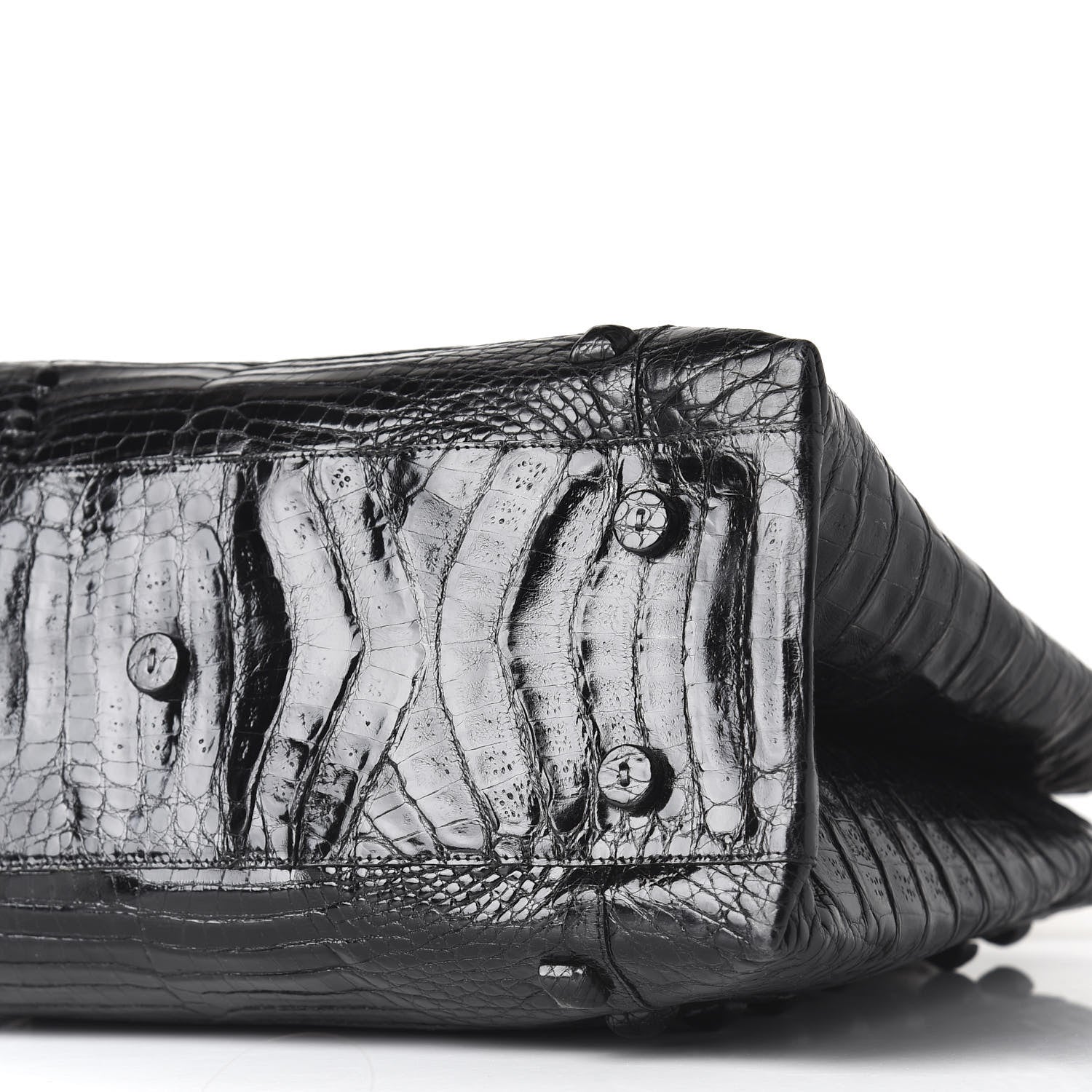 Nancy Gonzalez Crocodile Tote Black 6 of 8