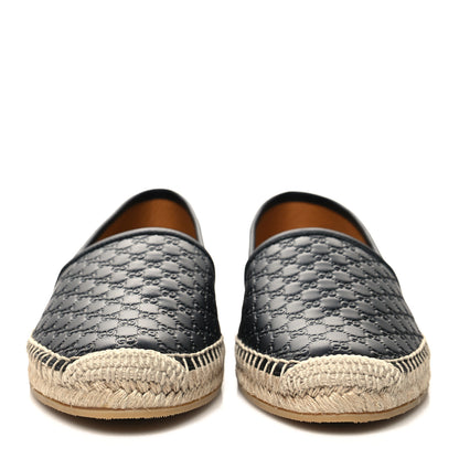 Gucci Microguccissima Signature Espadrilles 40 Black 2 of 8