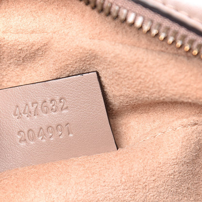 Gucci Calfskin Matelasse Small GG Marmont Chain Shoulder Bag Taupe 7 of 10
