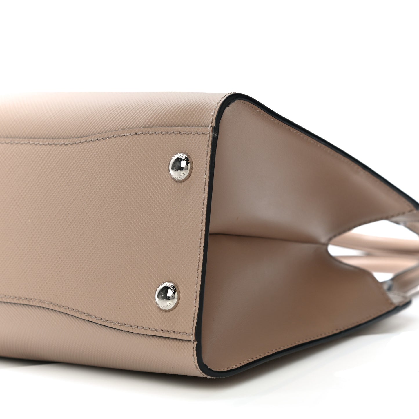 Saffiano Cuir Small Top Handle Tote Cammeo