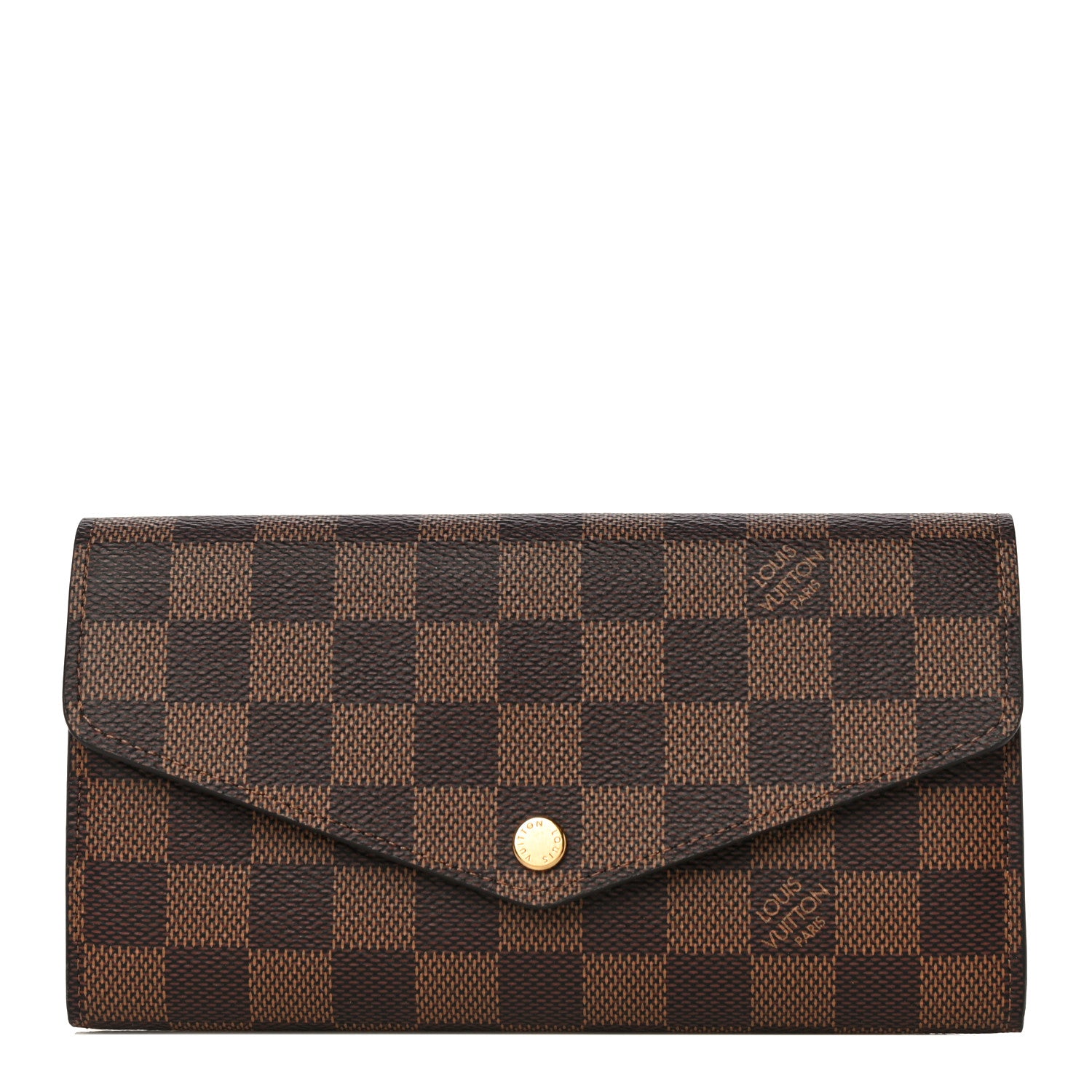 Louis Vuitton Damier Ebene Sarah Wallet NM 1 of 10