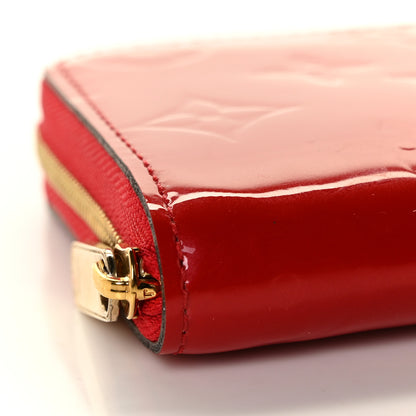Louis Vuitton Vernis Zippy Coin Purse Cherry 7 of 8