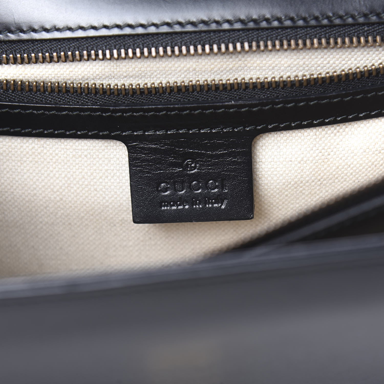 Gucci Calfskin Web Heart Medium GG Marmont Chain Handle Bag Black 6 of 16