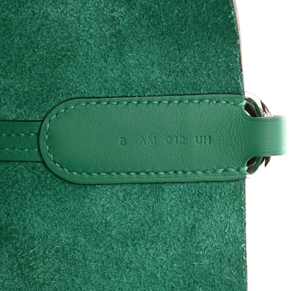 Hermes Taurillon Clemence Swift In-The-Loop 23 Bag Vert Vertigo 7 of 11