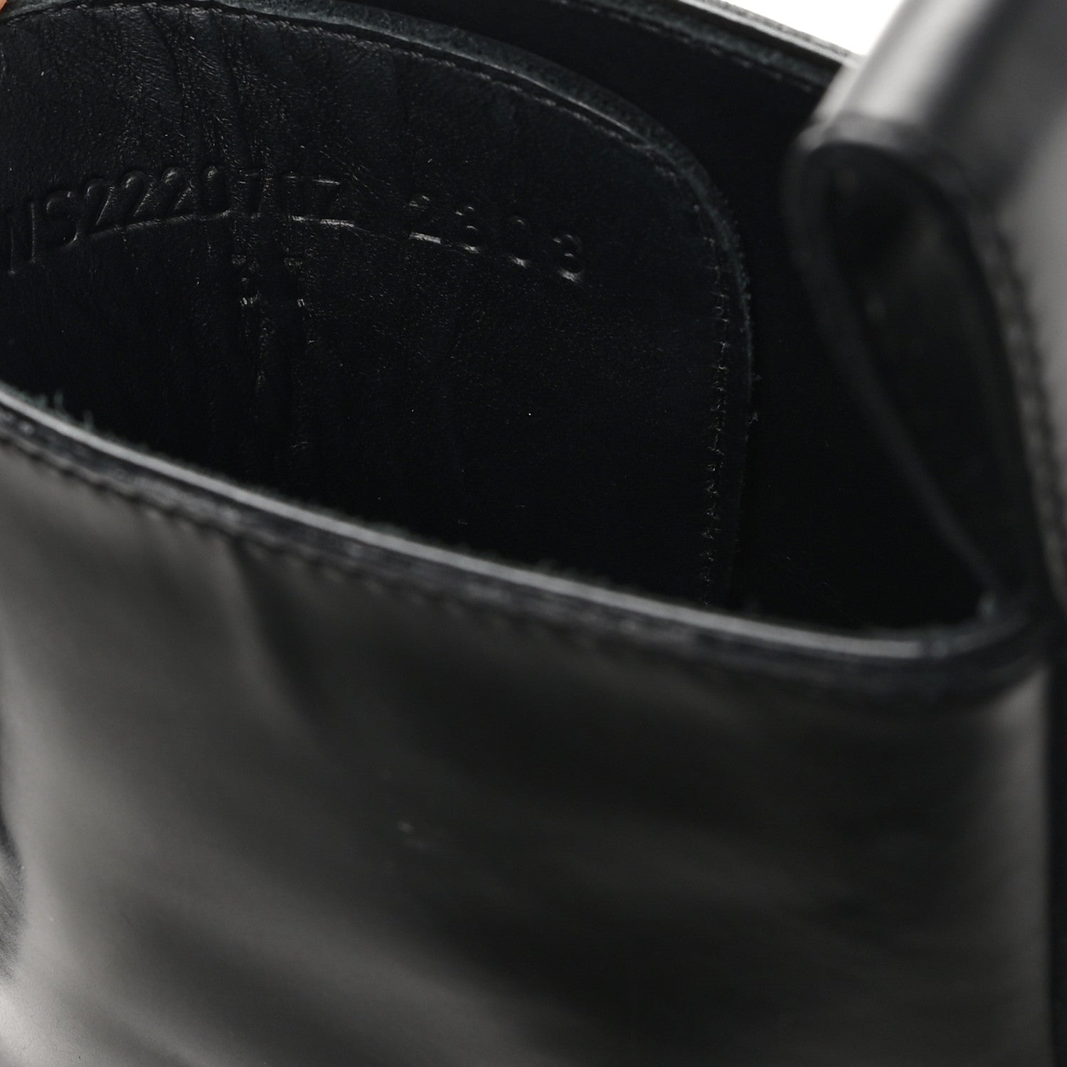 Hermes Glossed Calfskin Funk Ankle Boots 37 Black 9 of 10