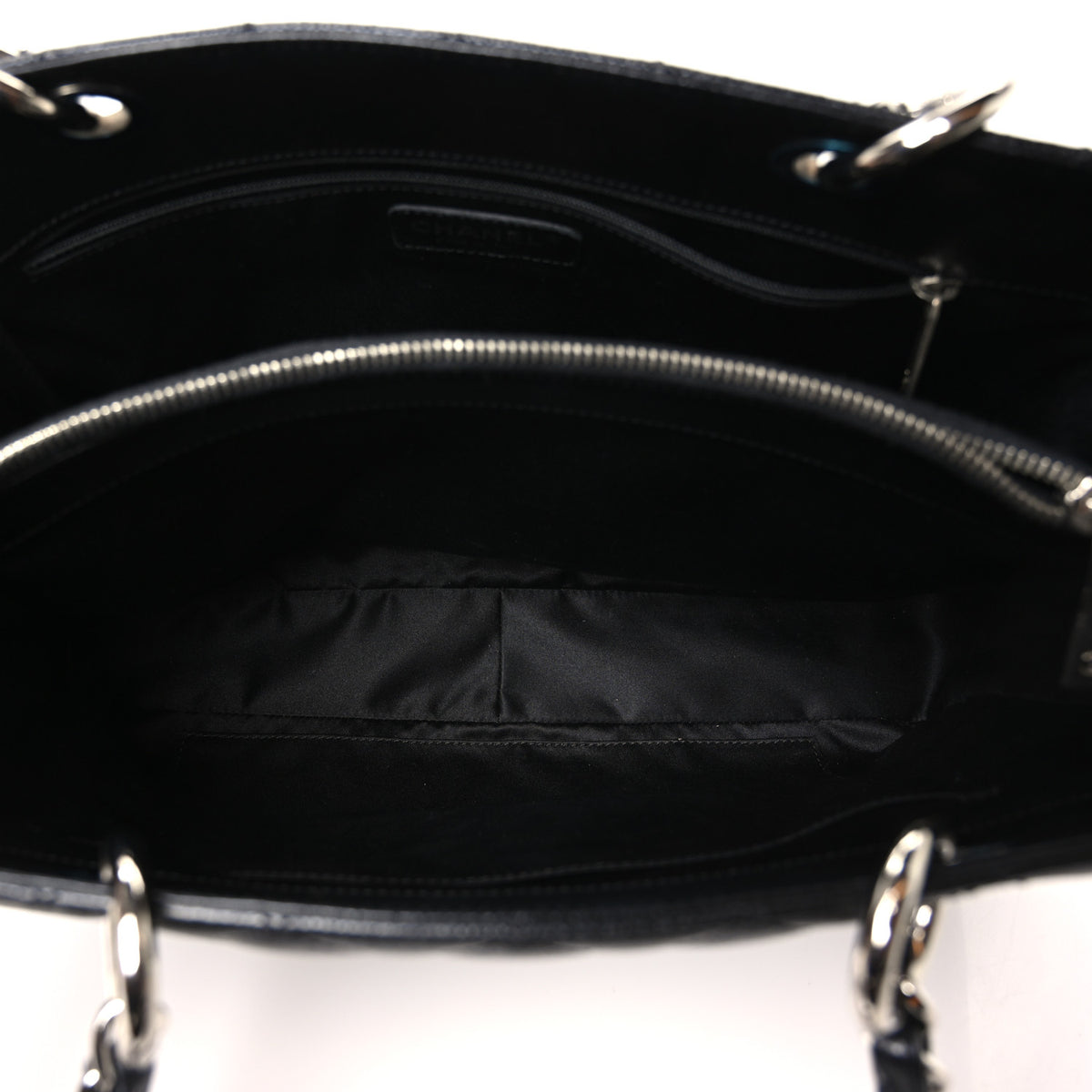 Caviar Quilted Grand Shopping Tote GST Black