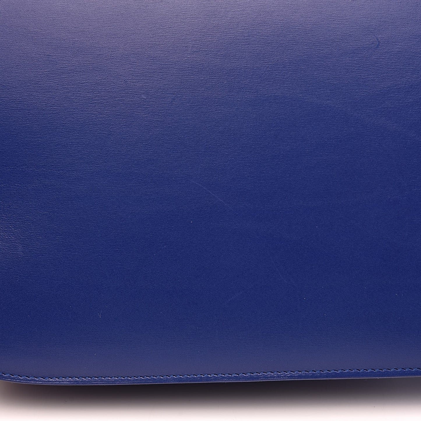 Box Calfskin Medium Classic Box Flap Bag Indigo