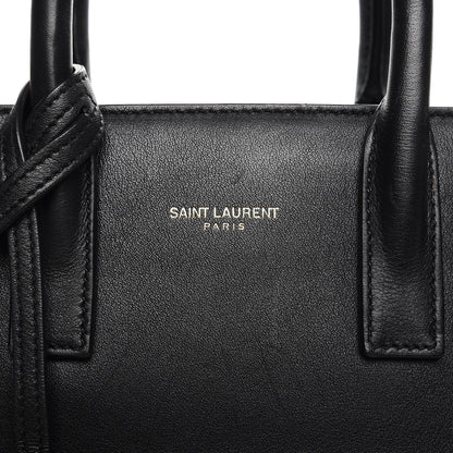 Saint Laurent Grained Calfskin Nano Sac De Jour Black 6 of 7