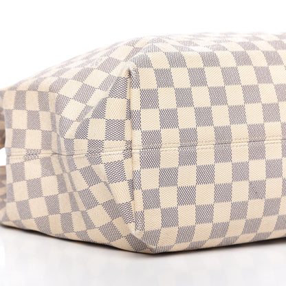 Louis Vuitton Damier Azur Graceful MM Rose Ballerine 6 of 13