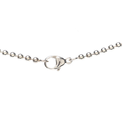Tiffany Sterling Silver 4mm Beads Necklace 24" 4 of 5