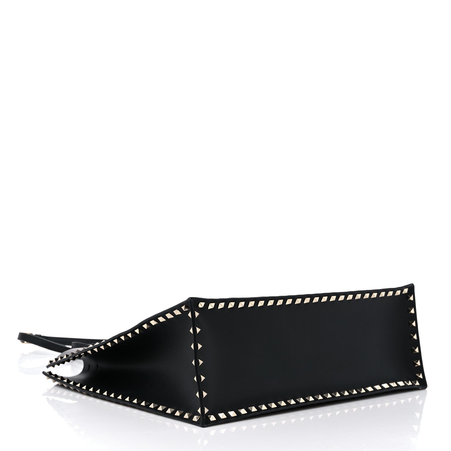 Valentino Garavani Calfskin Rockstud Vertical Tote Black 5 of 20