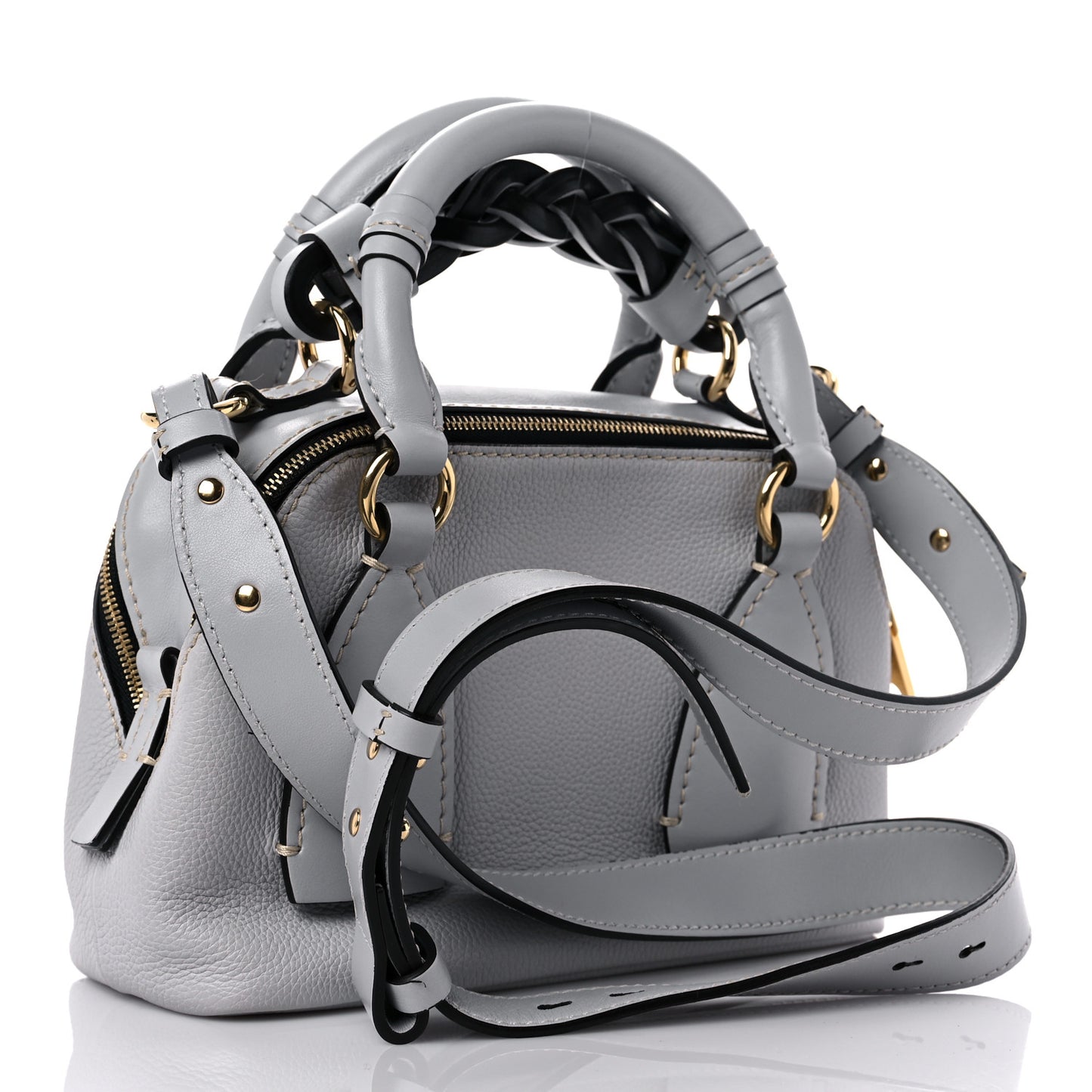 Calfskin Small Daria Stormy Grey