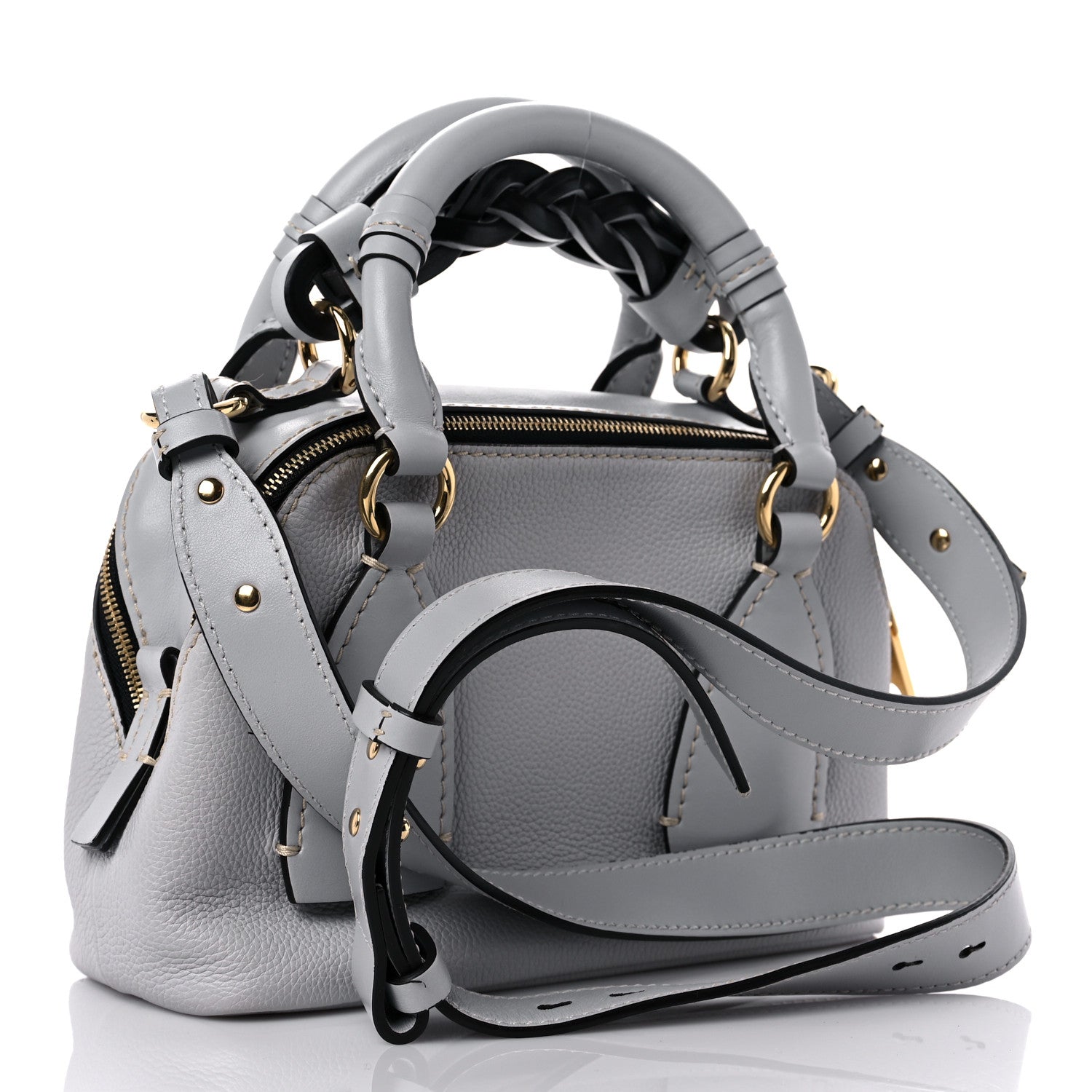 Chloe Calfskin Small Daria Stormy Grey 3 of 15