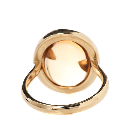 Tiffany 18K Yellow Gold Citrine Paloma Picasso Olive Leaf Ring 46 3.75 4 of 6