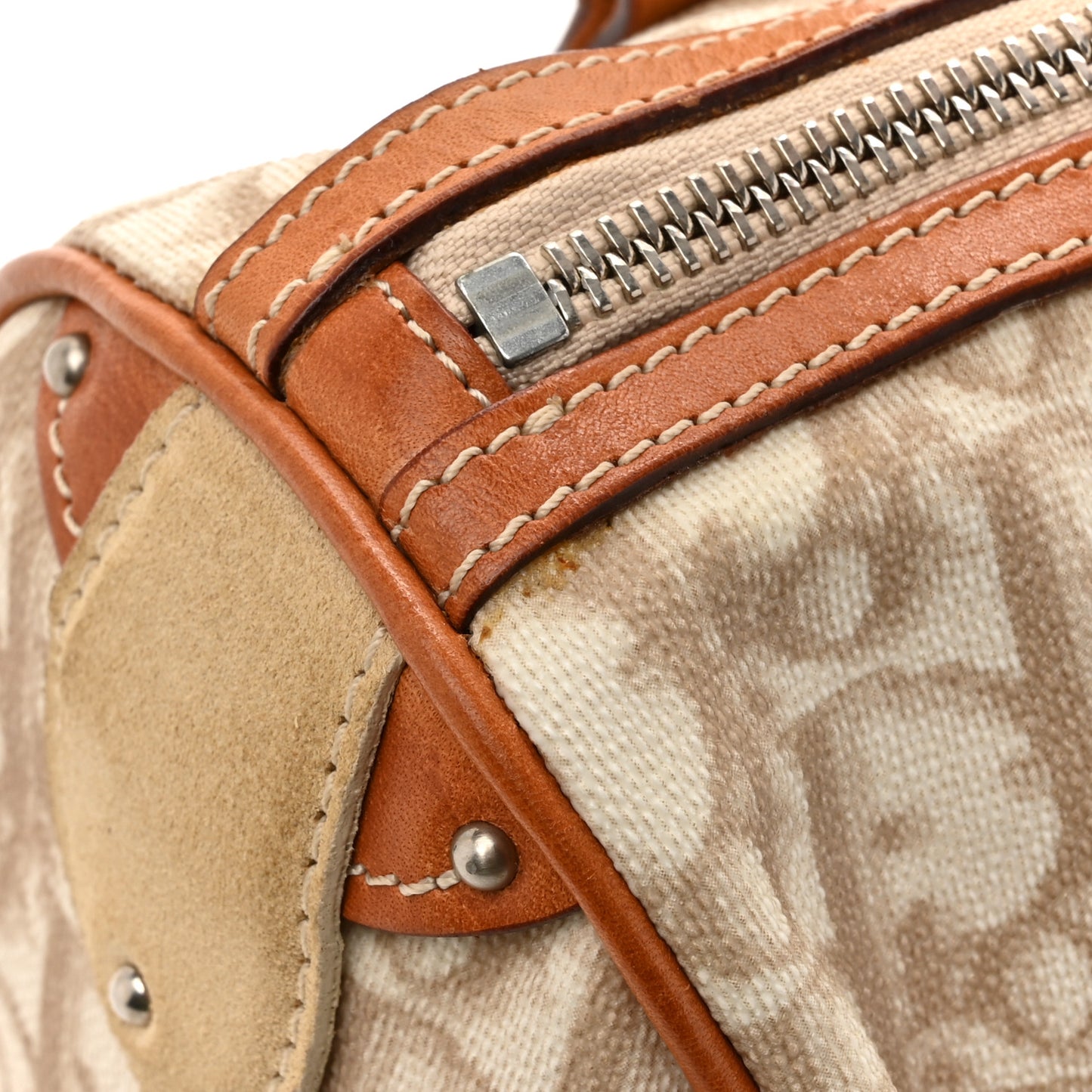 Monogram Trotter Romantique Boston Bag Beige