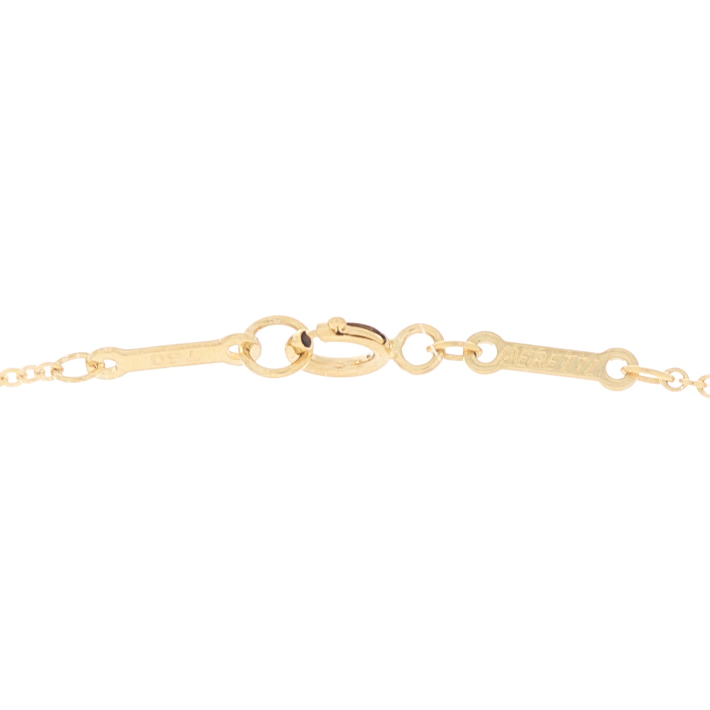 18K Yellow Gold Diamond .08ct Elsa Peretti Diamonds by the Yard Pendant Necklace
