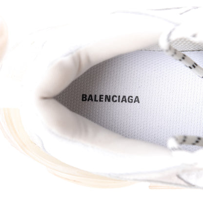 Balenciaga Fabric Mesh Clear Sole Womens Triple S Sneakers 39 White 8 of 10