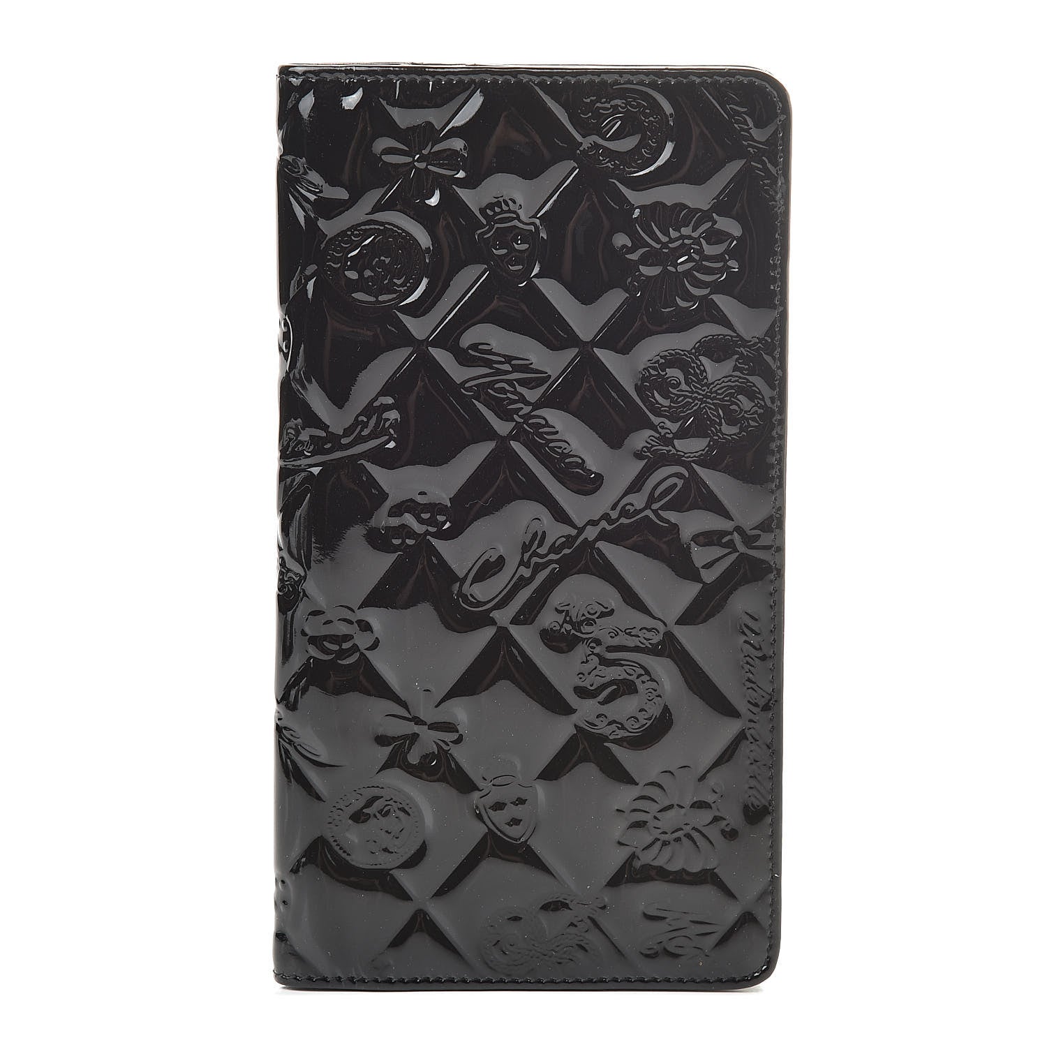 Chanel Patent Calfskin Lucky Symbols Agenda Cover Black 1 of 10