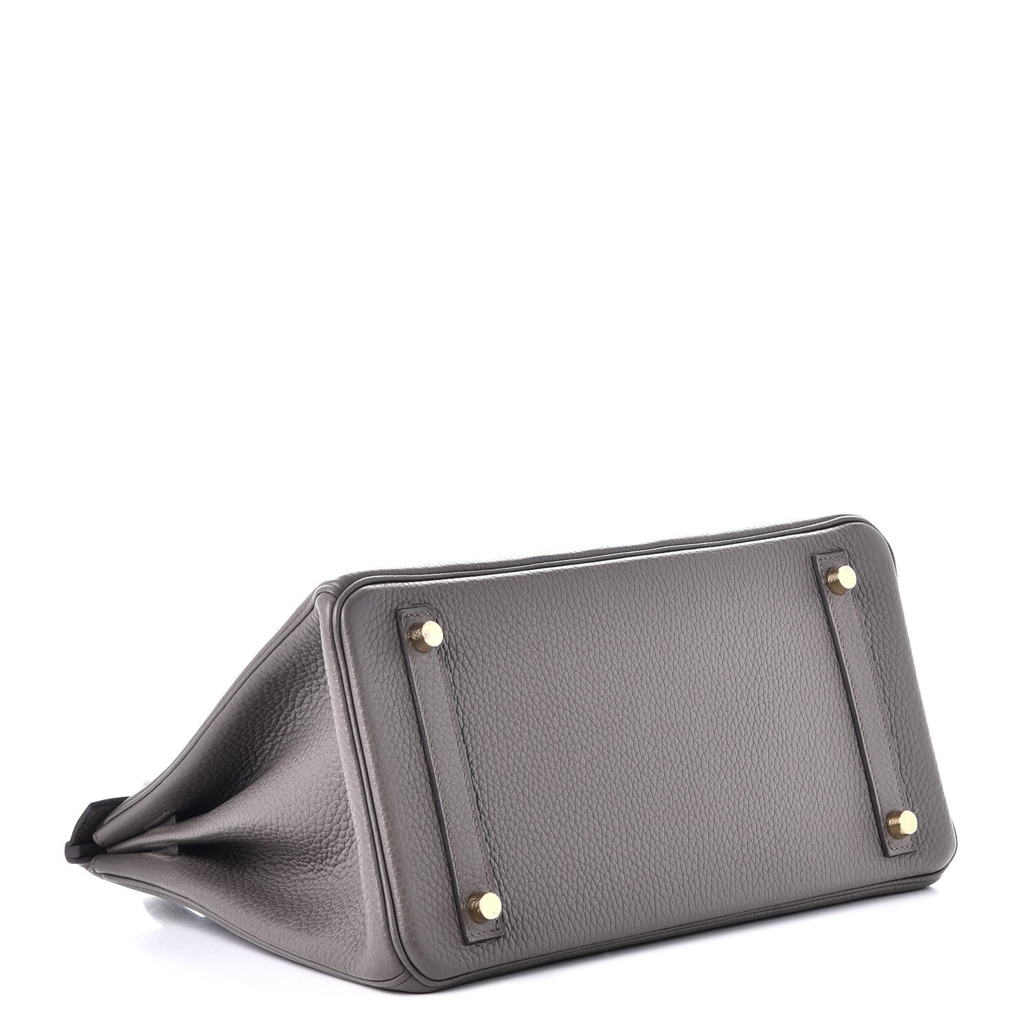 Hermes Taurillon Clemence Birkin 30 Etain 5 of 37