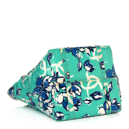 Chanel PVC Floral Print Tote Multicolor 4 of 19