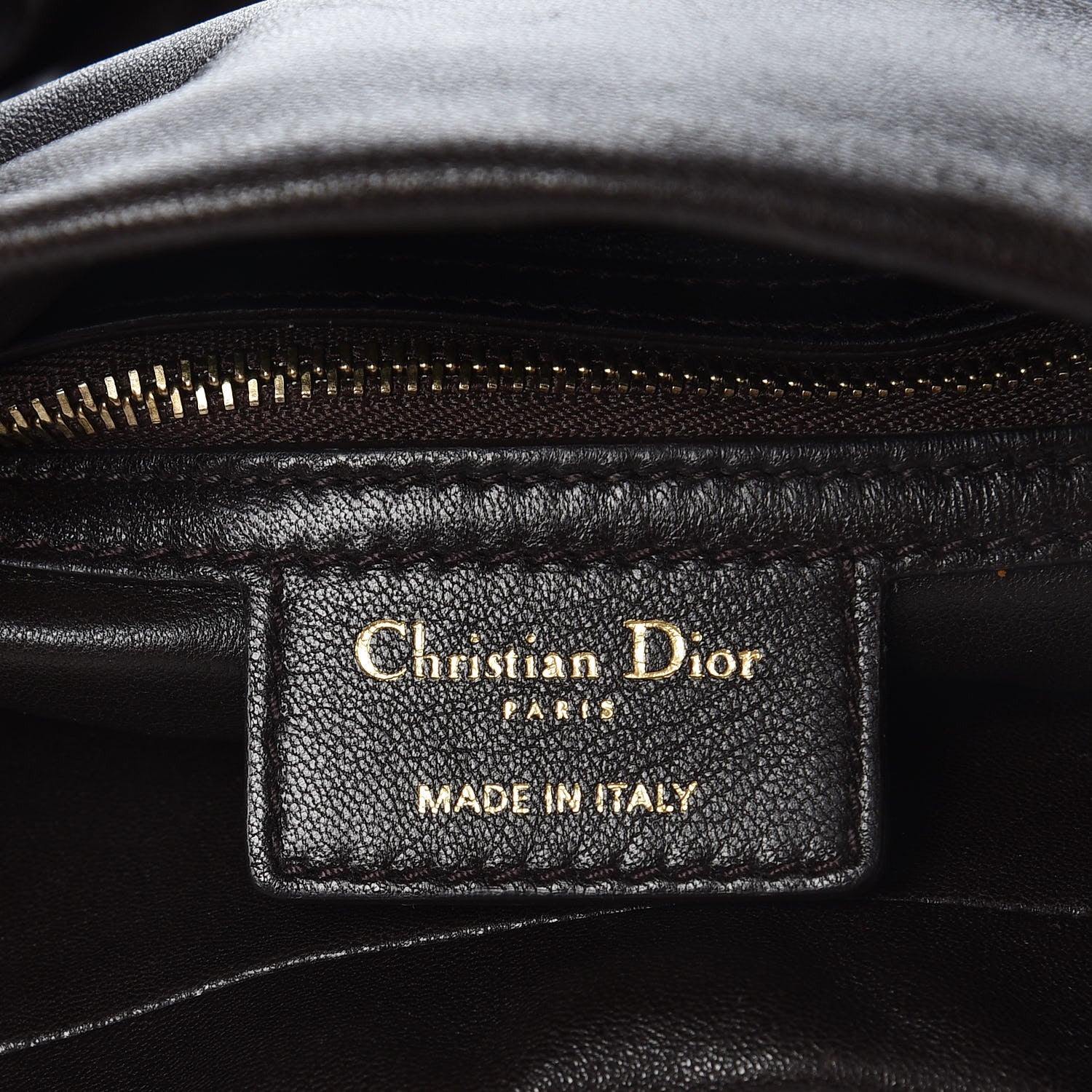 Christian Dior Lambskin Medium Libertine Hobo Brown 6 of 14