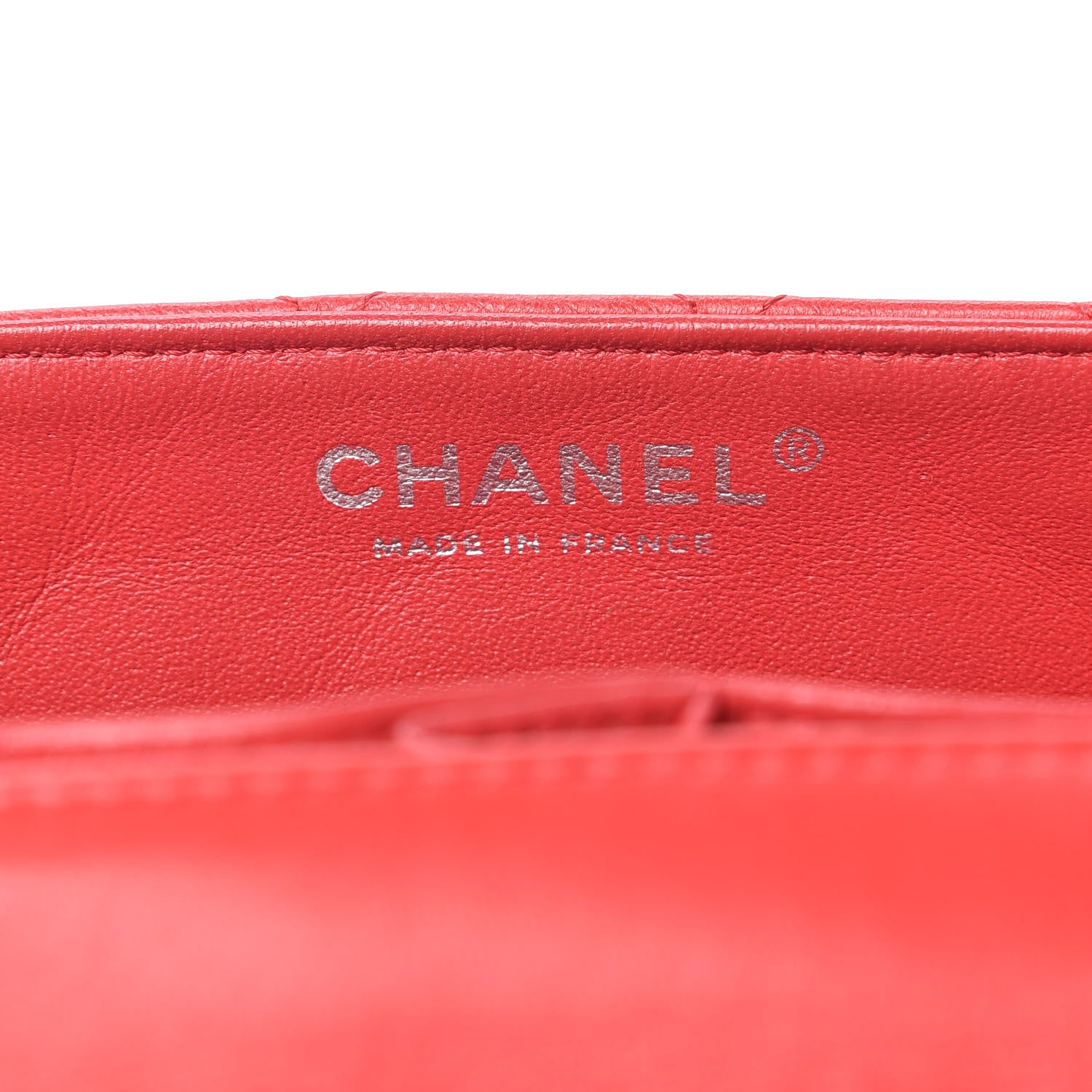 Chanel Lambskin Quilted East West Flap Red 8 of 10
