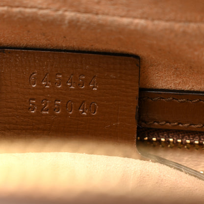 Gucci GG Supreme Monogram Small Horsebit 1955 Shoulder Bag Beige Brown Sugar 7 of 13