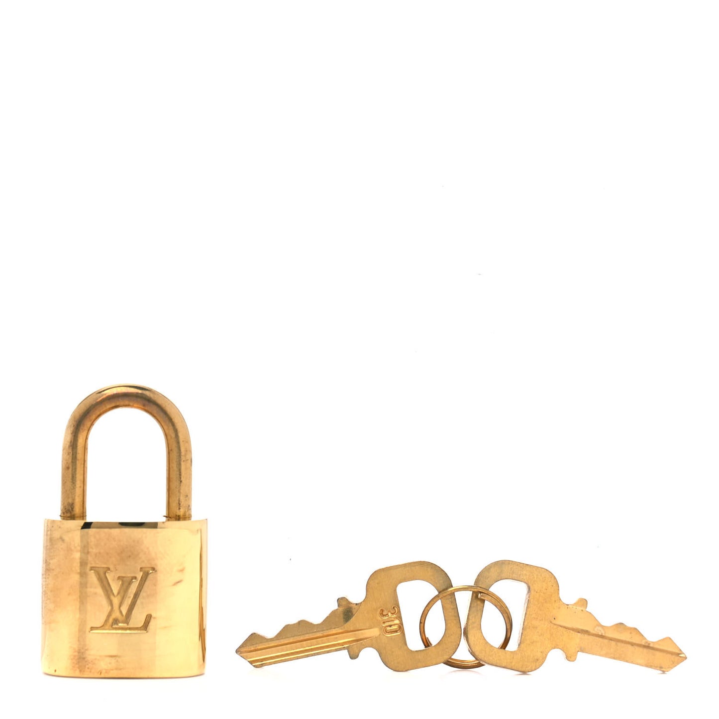 Brass Lock and 2 Keys Set