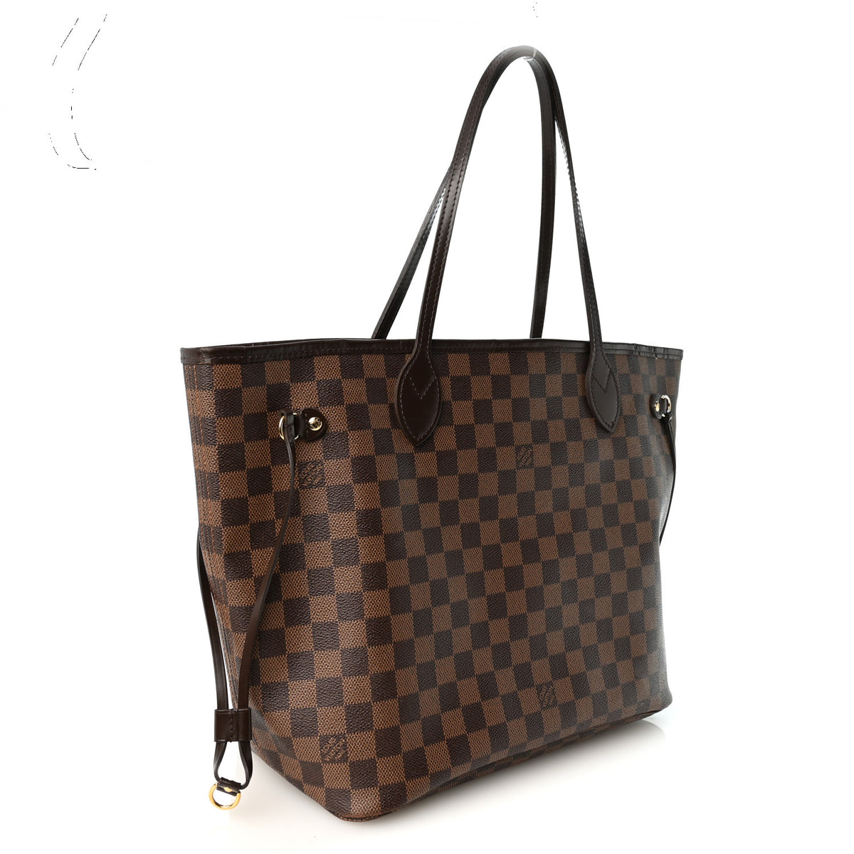 Louis Vuitton Damier Ebene Neo Neverfull MM Rose Ballerine 3 of 11
