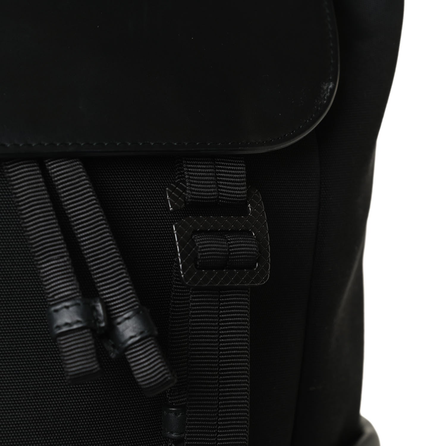 Bottega Veneta Canvas Calfskin Intrecciato Sassolungo Backpack 10 of 12