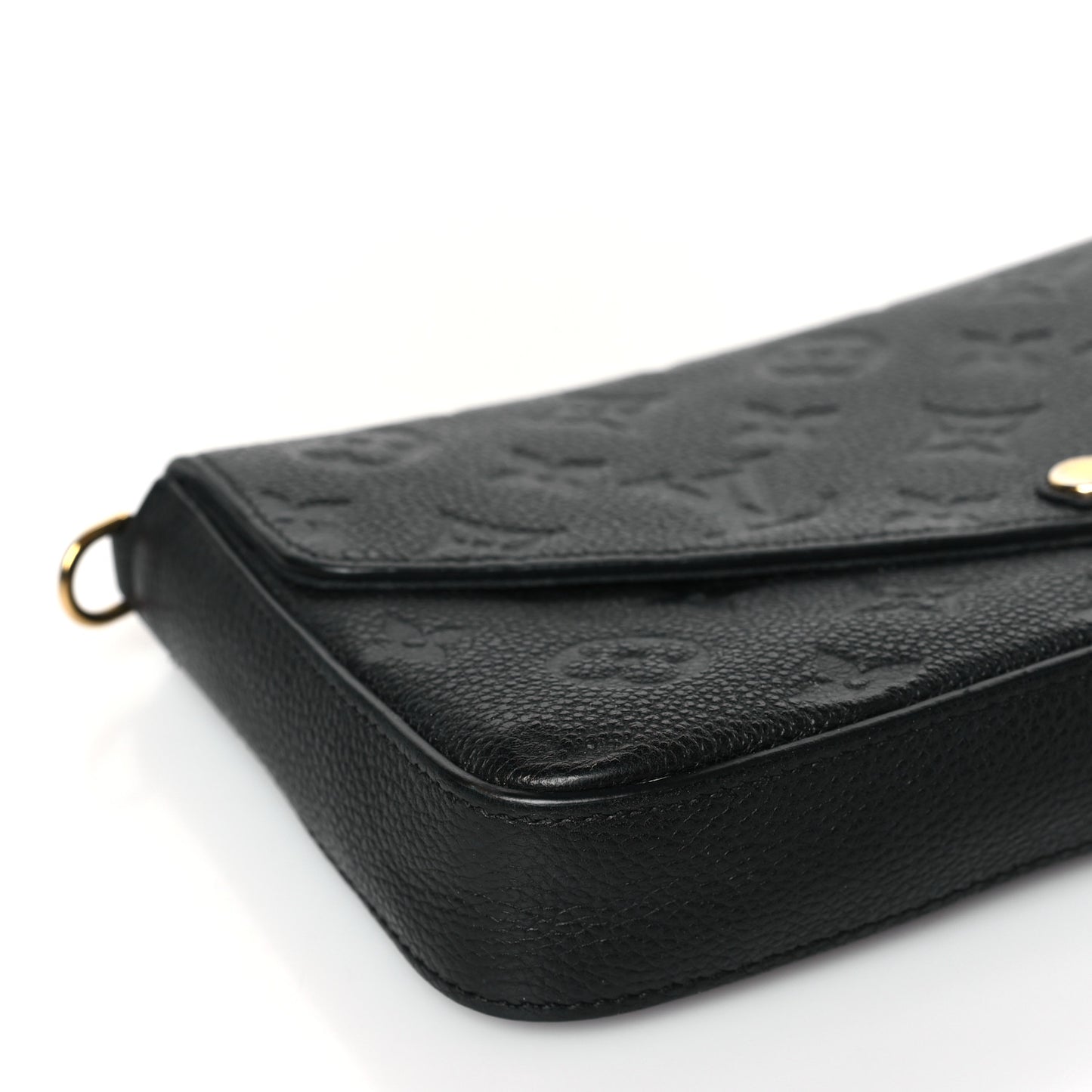 Empreinte Pochette Felicie Chain Wallet Black